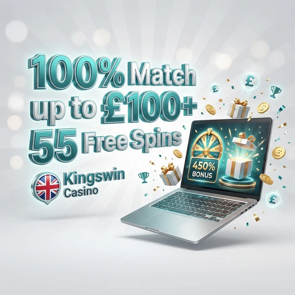 100% Match up to £100+ 55 Free Spins